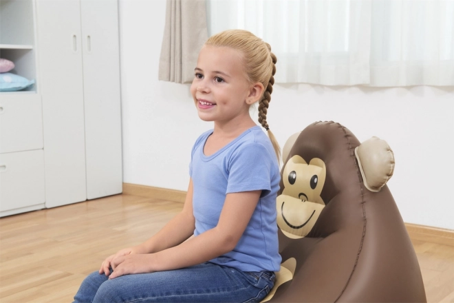 Aufblasbarer Affensessel für Kinder