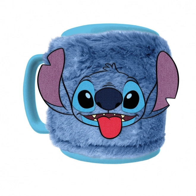 Stitch Tasse mit abnehmbarem Plüschüberzug