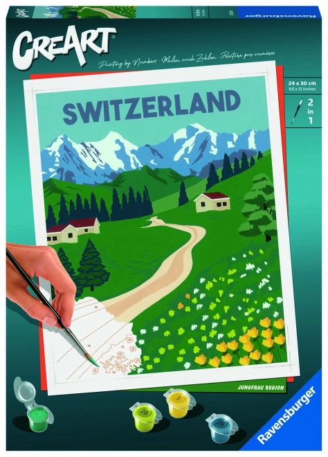 Ravensburger CreArt Landschaft der Schweiz