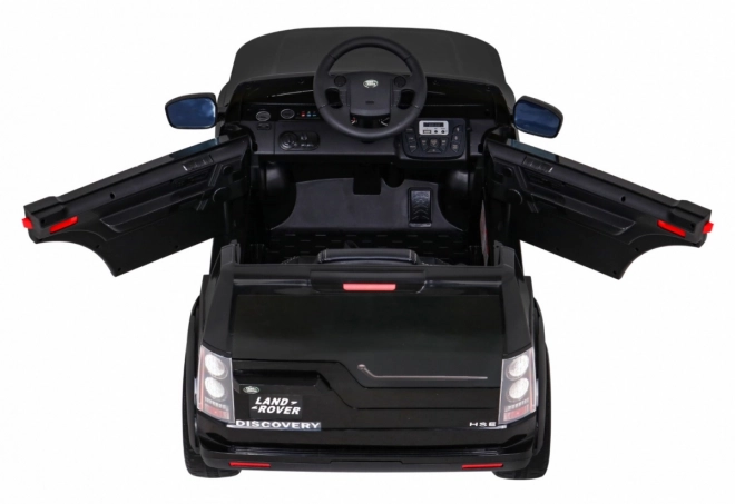 Land Rover Discovery Elektrisches Kinderauto Schwarz + Fernbedienung + EVA Räder + Langsamer Start + Radio MP3