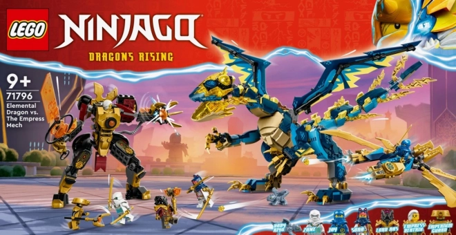 Lego Ninjago Elementardrachen gegen Kaiserin Mech Set