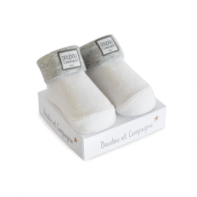 Doudou Geschenkset - Universalsocken für 0-6 Monate