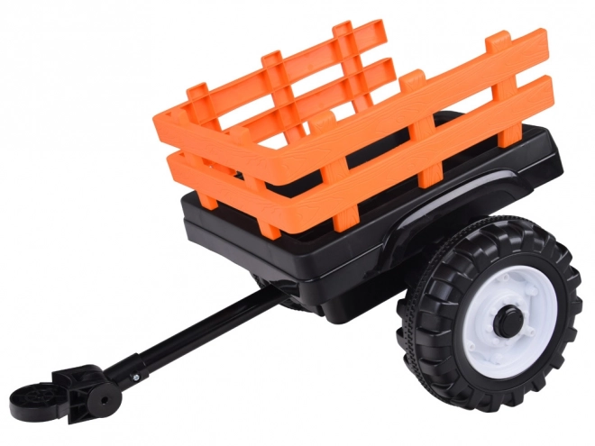 Großer elektrischer Traktor mit Anhänger und Schaufel für Kinder