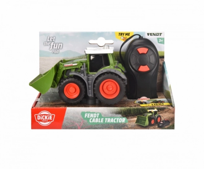 Dickie: Farm - Fendt Traktor mit Kabelsteuerung, 14 cm