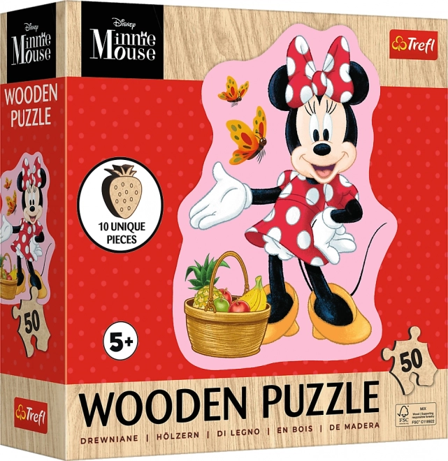 Holzpuzzle Glückliche Minnie