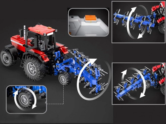 Großes Bauklötze-Set Traktor mit Fernbedienung