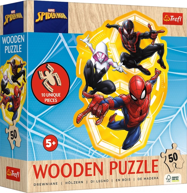 Spiderman: Bereit für die Action Holzpuzzle