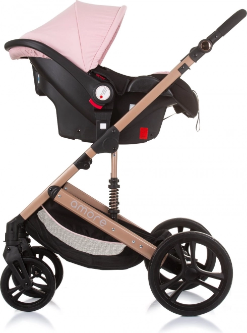 Chipolino Kombikinderwagen Amore 2in1 Jungle – Flamingo