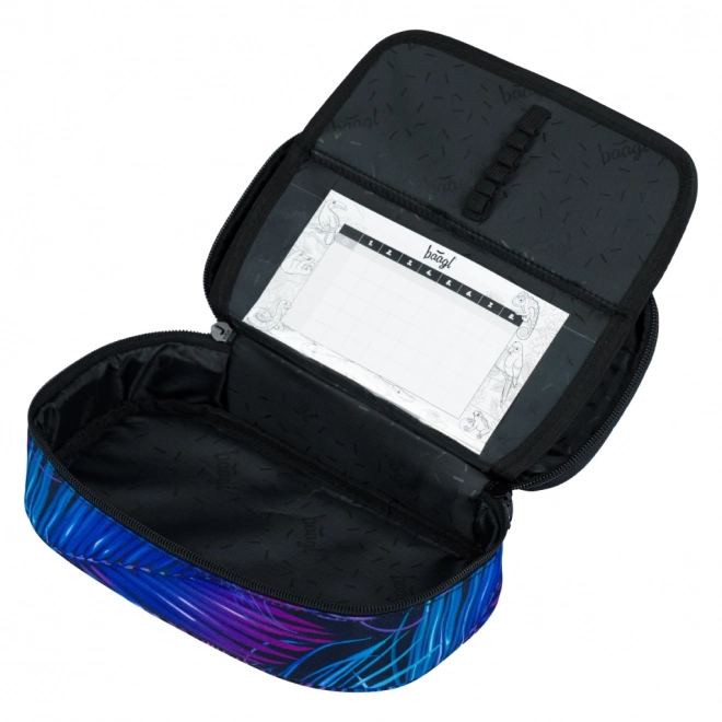 BAAGL 3 SET Core Palm: Rucksack, Mäppchen, Beutel