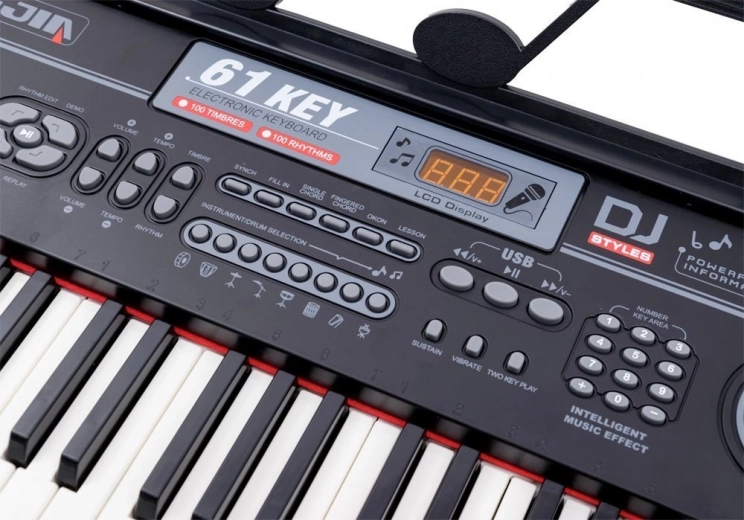 USB-Eingang für MP3-Begleitungen