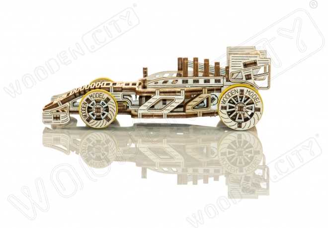 Holz 3D Puzzle Rennwagen