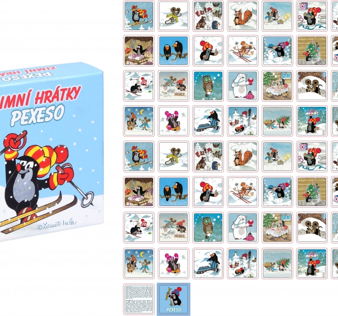 Krtek Pexeso Winterspiele
