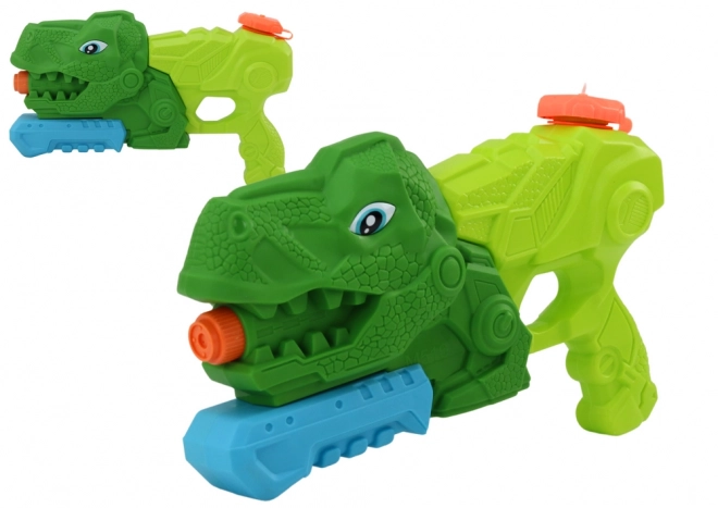 Wasserpistole Dino Tyrannosaurus 1000 ml Grün