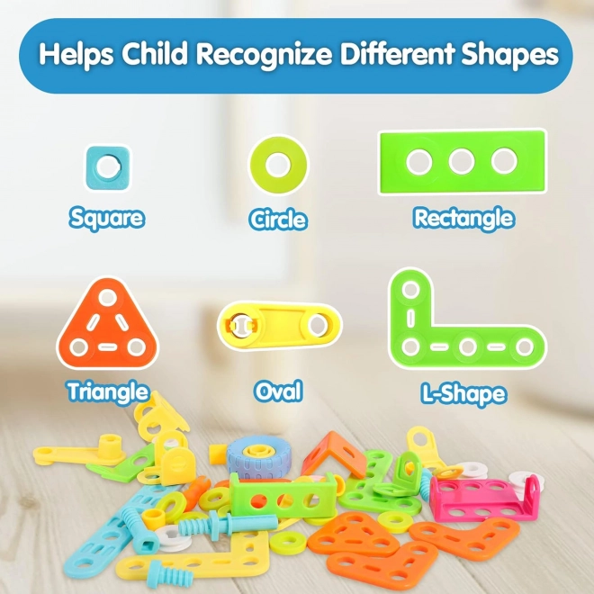 Konstruktionsset Fahrzeuge für Kinder 6v1