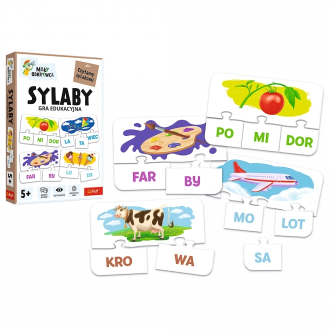 Silben Kinderbildungsspiel