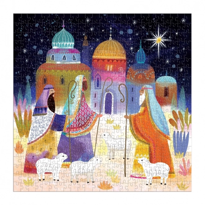 Beeindruckendes Bethlehem-Motiv der Heiligen Drei Könige