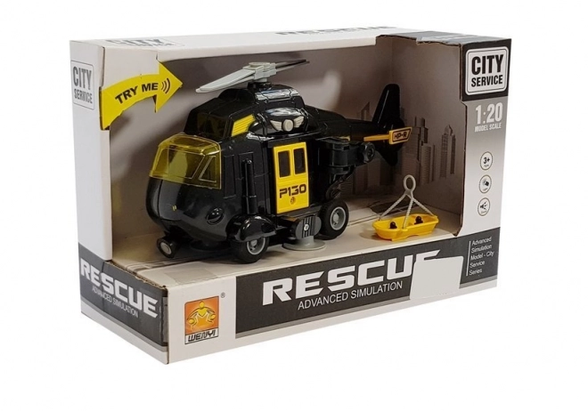 Rettungshubschrauber mit Sound und Licht