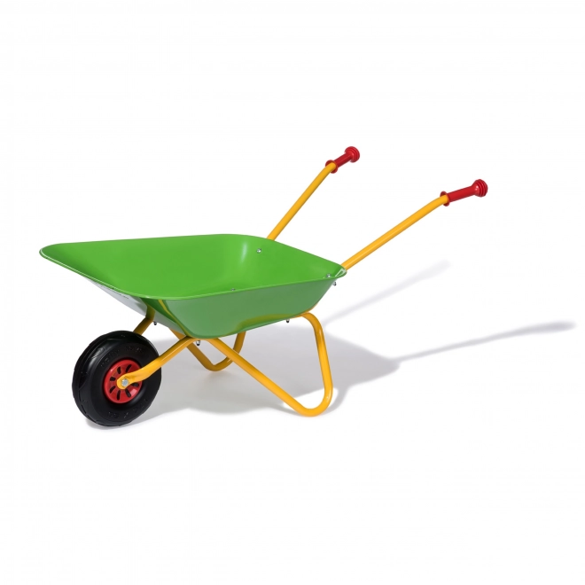 Grüne Garten-Schubkarre für Kinder