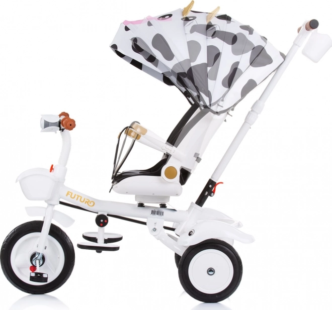 Chipolino Futuro 2-in-1 Kindertrike mit Verdeck Kuh