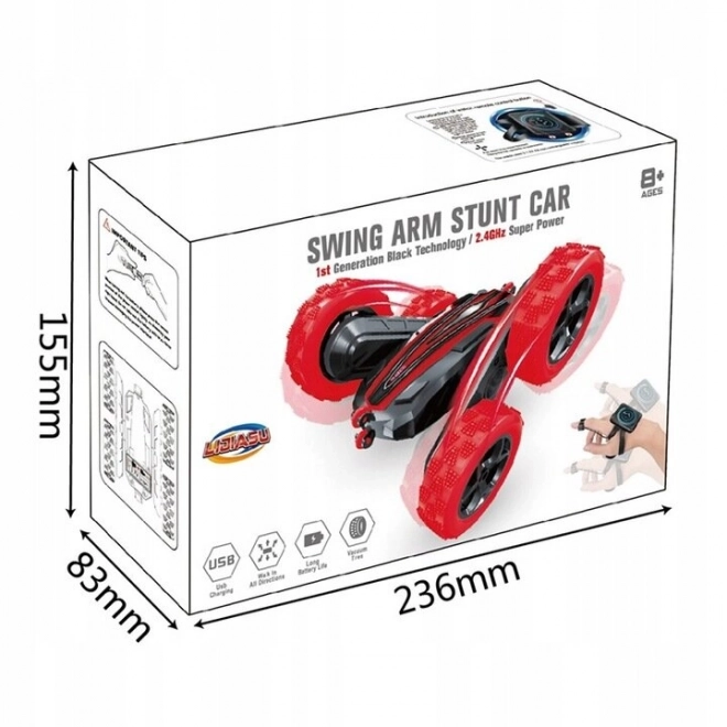 Gestengesteuertes Stuntauto Twister - Blau