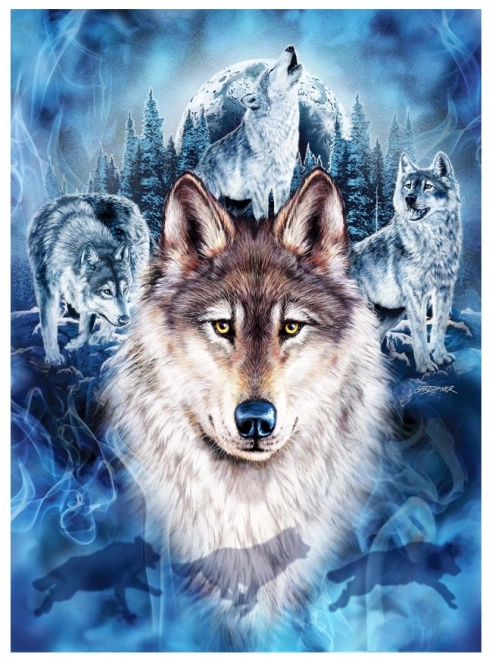Puzzle Wolfsrudel 1000 Teile