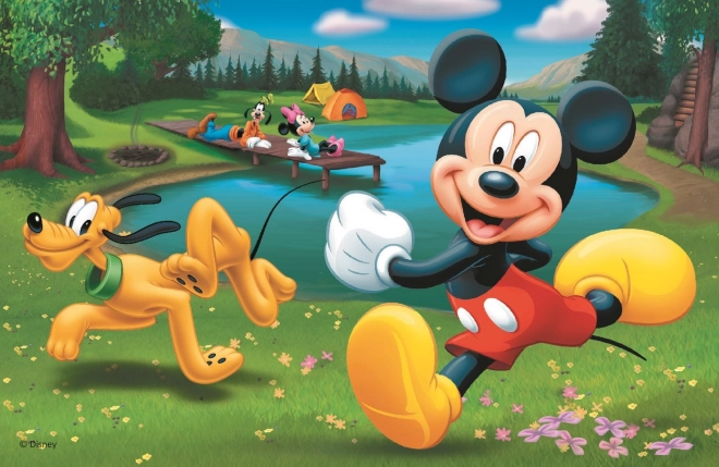 Puzzle Mickey Mouse Am See