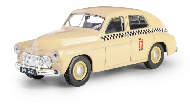 Modellauto PRL Warszawa M20 Taxi Sandfarben