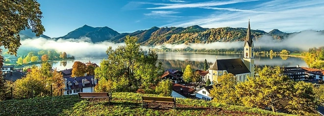 Panoramapuzzle Schliersee Deutschland 1000 Teile