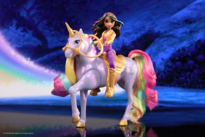 Unicorn Academy Leuchtender Einhorn und Figur 11 cm Sophia & Wildstar