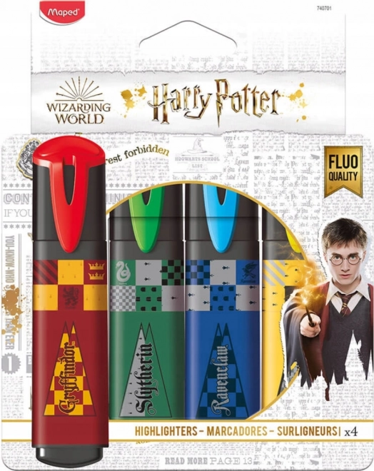 Harry Potter Textmarker Set 4-teilig