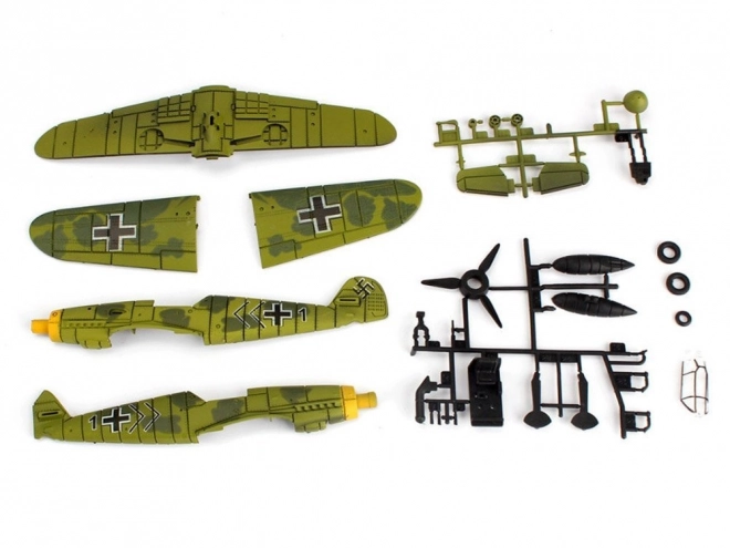 Plastikmodellflugzeug BF-109 zum Zusammenbauen 1:48