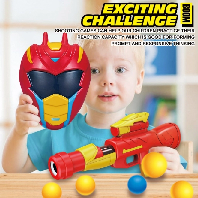 Pistole und Maske Set für Kinder - Woopie
