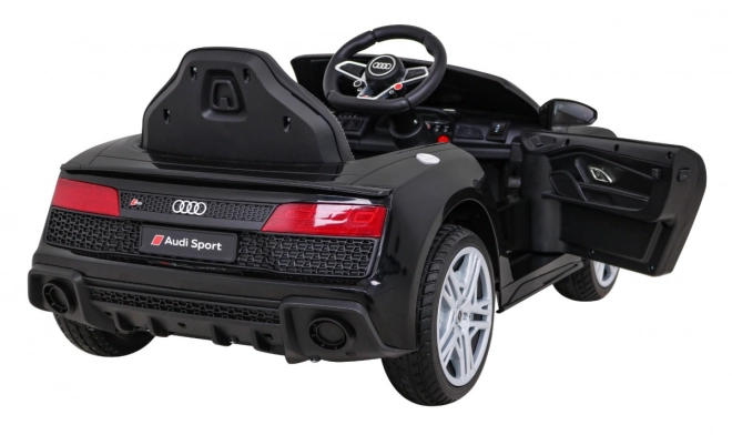 Audi R8 LIFT Batterieauto + Fernbedienung + EVA Räder + MP3 + LED – Schwarz
