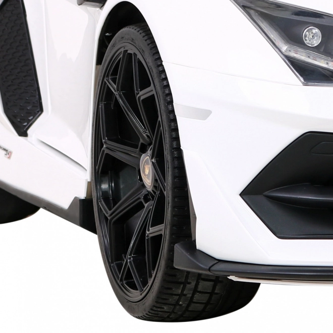 Lamborghini SVJ DRIFT pro 2 Kinder Weiß + Drift-Funktion + Fernbedienung + MP3 LED + langsamer Start