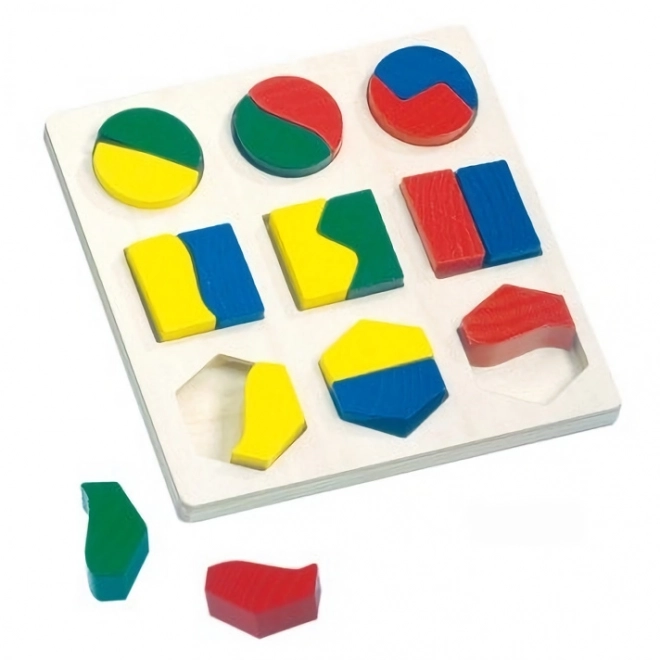 Geometrische Puzzle Formen Und Farben