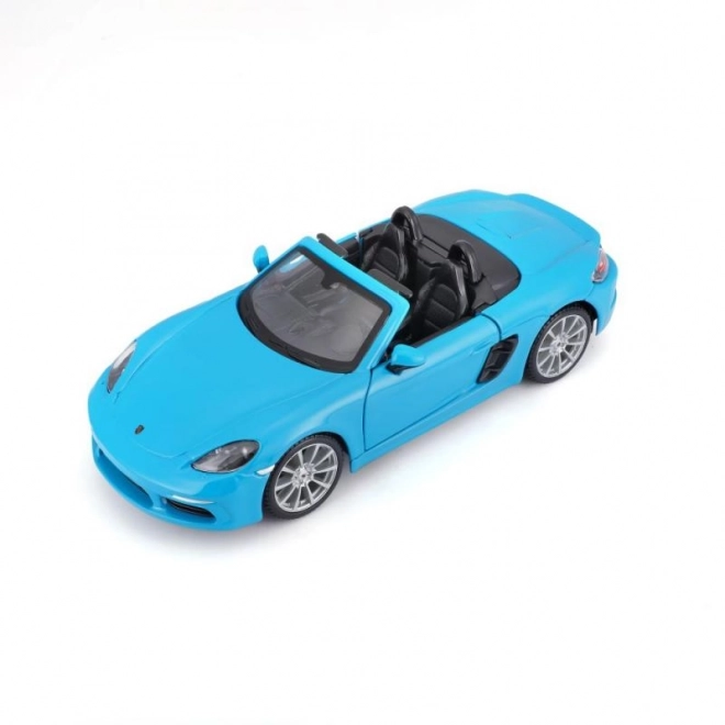 Bburago Porsche 718 Boxster Modellauto Blau