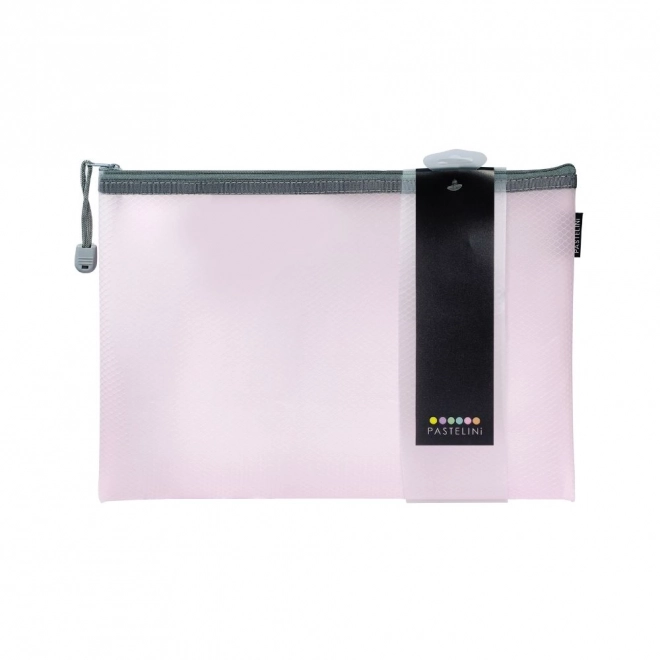Pastelini Netzmappe A4 Zip Rosa