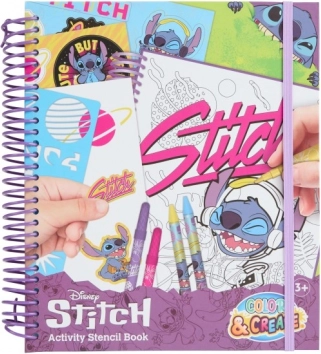 Malbuch und Aktivitäten mit Stitch