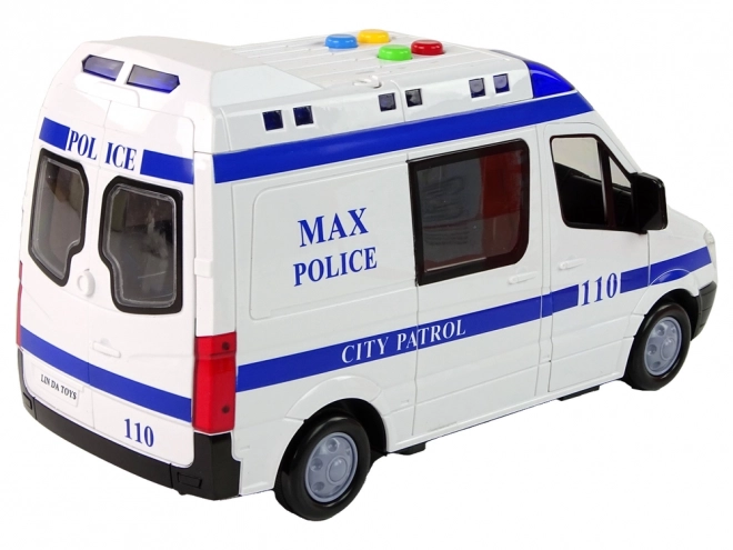 Friktion Auto Polizeiwagen mit Licht und Sound