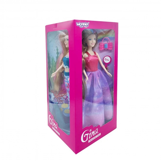 WOOPIE Set 4 Magische Prinzessinnen - Box Puppen 4v1 mit Zubehör