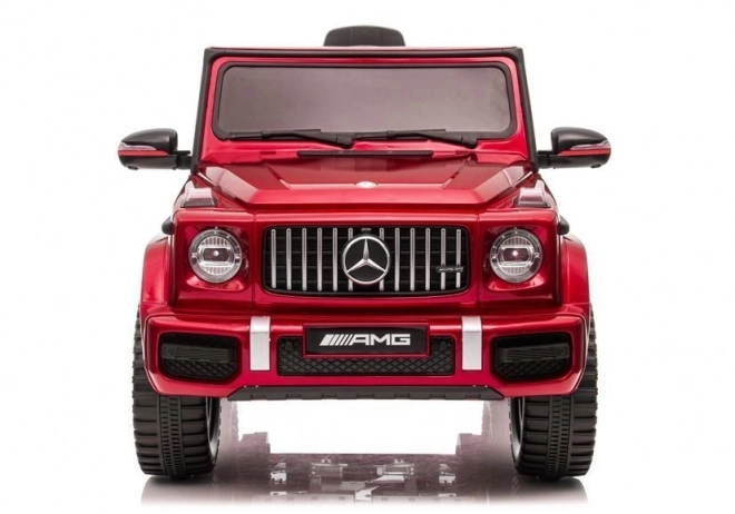 Roter Mercedes G63 AMG Elektroauto für Kinder