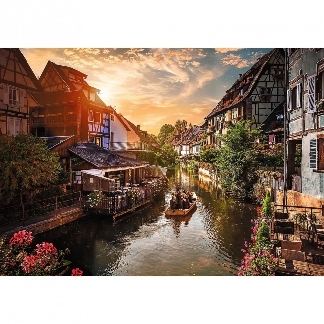 Trefl Puzzle 1000 Teile Premium Plus Photo Odyssey - Kleine Venedig in Colmar, Frankreich