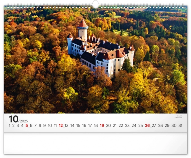 Notique Wandkalender Panorama Tschechische Republik 2025