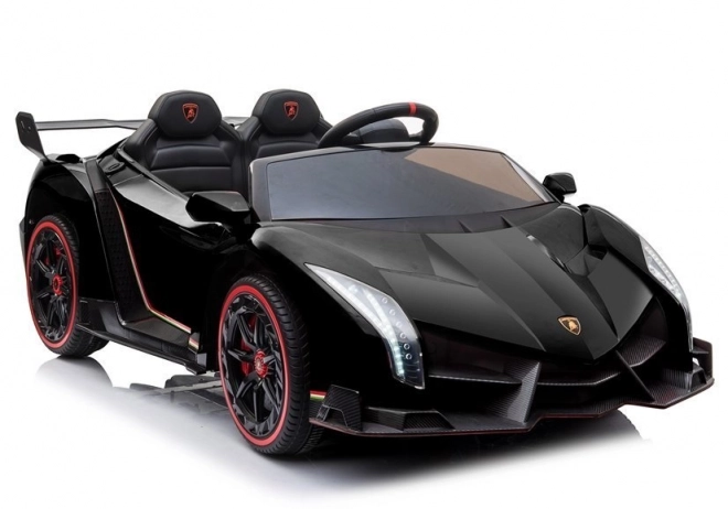 Elektrisches Auto Lamborghini Veneno Schwarz