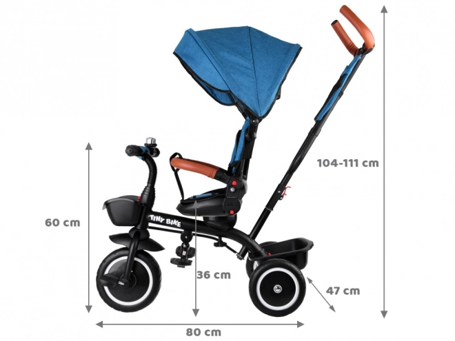 Kinder-Dreirad Tiny Bike 3-in-1 mit Verdeck