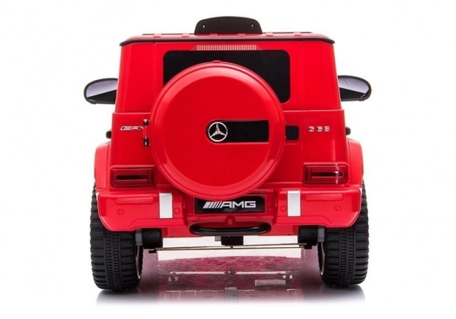 Roter Mercedes G63 AMG Kinder Elektroauto