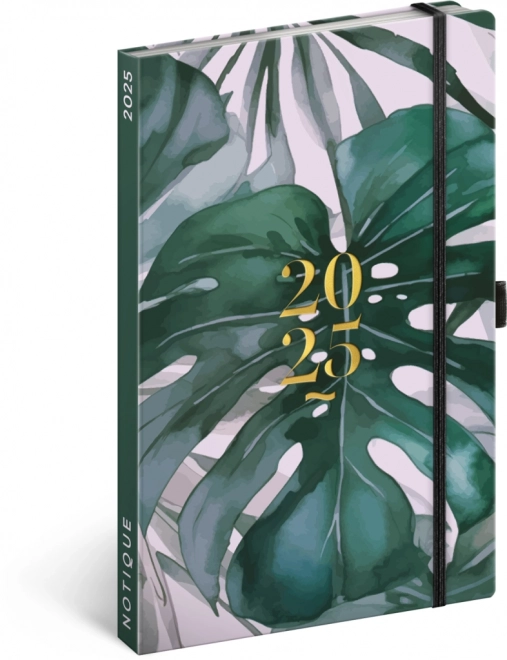 Monstera Wochenkalender 2025