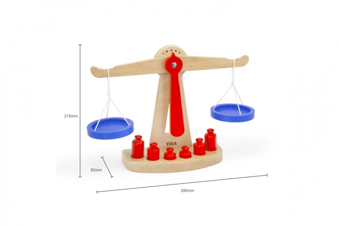 Holz-Spielzeugwaage für Kinder