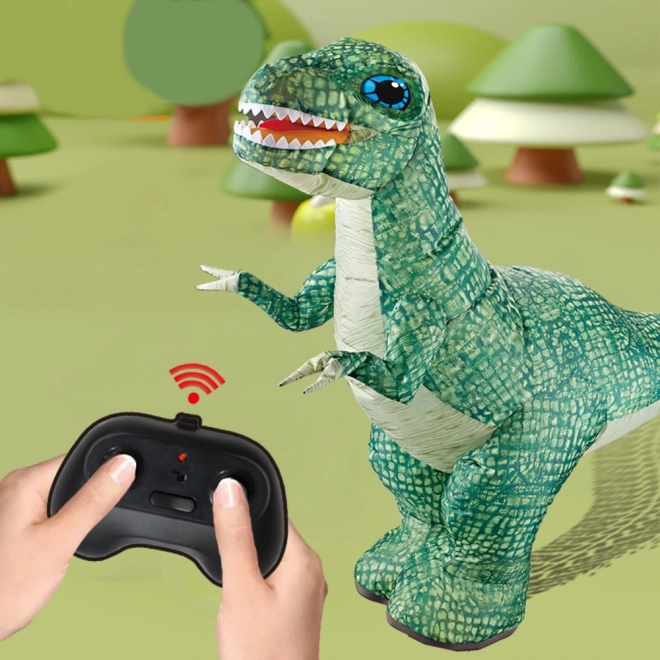 Grüner ferngesteuerter aufblasbarer Dinosaurier