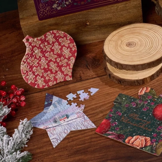 Tägliche Überraschung: Mini-Puzzles mit Weihnachtsmotiven